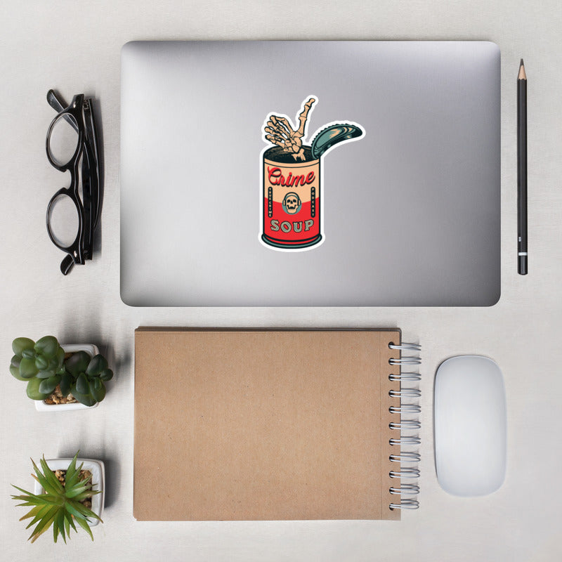 Crime Soup Sticker