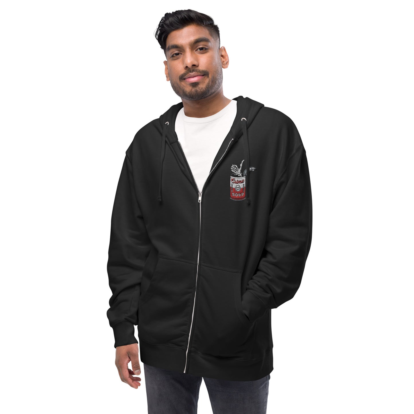 Unisex Fleece Zip-Up Hoodie