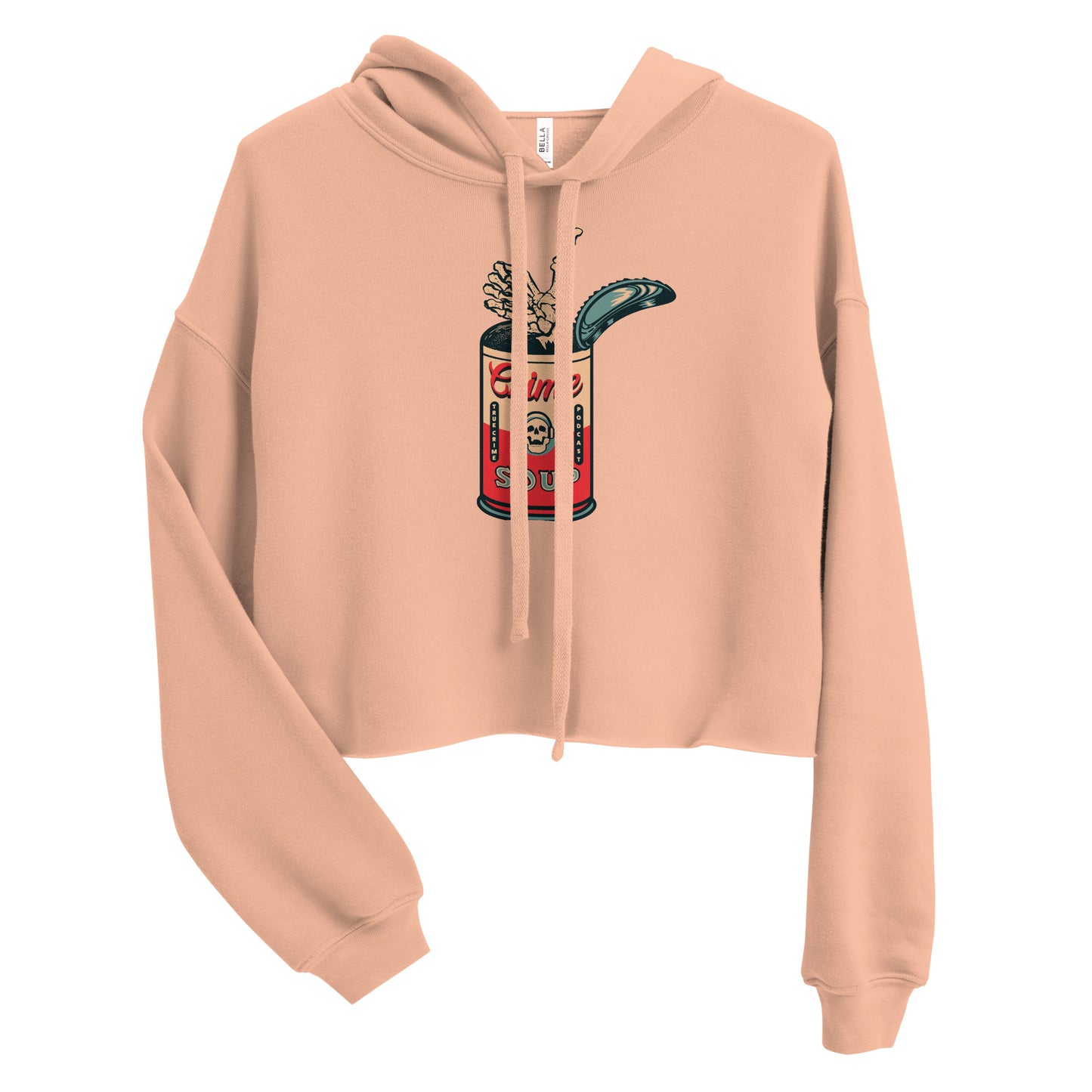 Crime Soup Crop Hoodie