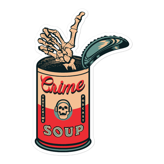 Crime Soup Sticker